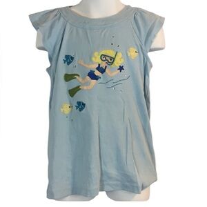 Gymboree Snorkel Girl Ruffle Sleeve Tee
